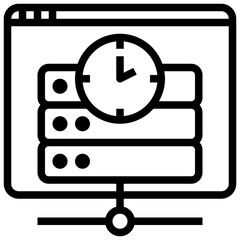 CACHING line icon © narathip