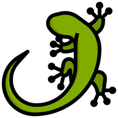 GECKO Filled Outline