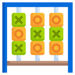 TIC TAC flat icon