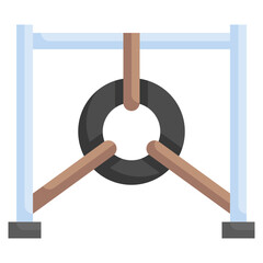 TIRES SWING flat icon