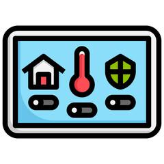 CONTROL PANEL Filled Outline