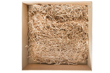 Cardboard box isolated
