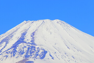 富士山と青空　静岡県御殿場からの風景　世界遺産