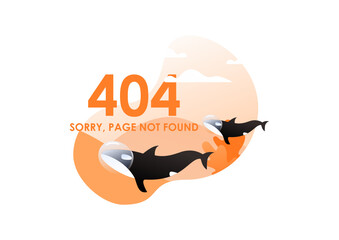 Illustration of 404 Page not Found