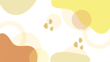 Abstract colorful Memphis flat geometric shapes background. Abstract composition with lines square dot triangle circle and wavy flat style. Design for poster, presentation, card, cover, banner.