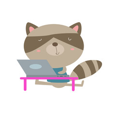 A variety of cute animals doing activities vector illustration