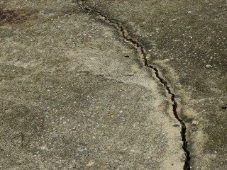 Obraz premium crack dirty concrete floor texture
