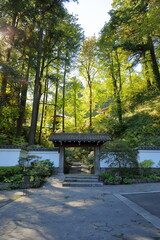 Fototapeta na wymiar Portland Japanese Garden, Portland