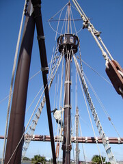 Fototapeta premium rigging of a sailing ship