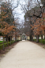 Camino, Road, Calle o Street en el El Capricho, Alameda de Osuna, Madrid, España o Spain