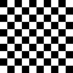 black and white chess. Black and white squares drawing. 10x10 squares.