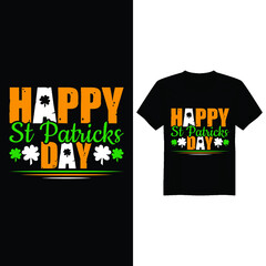 St Patrick's day vector t-shirt design, st Patrick's day vintage design, st Patrick's day typography vector t-shirt design