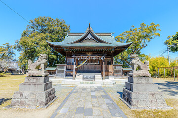 初春の素戔嗚神社　福岡県うきは市　Susanoo Shrine in early spring. Fukuoka-ken Ukiha city.