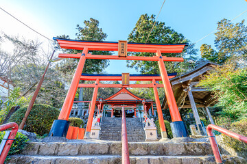 冬の浮羽稲荷神社　福岡県うきは市　Ukiha Inari Shrine in winter. Fukuoka-ken Ukiha city