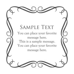 春の植物モチーフのフレームセット。ビンテージフラワー。装飾デザイン。流行りのあしらい