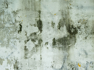 dirty white concrete wall with crack texture
