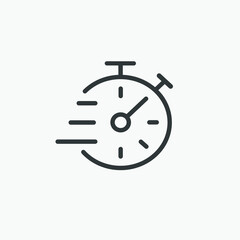 time, timer, deadline, hour, chronometer, stopwatch, clock, countdown, measurement icon vector isolated