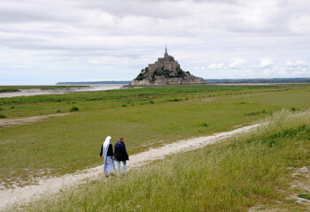 Weg zur Mont Saint-Michel