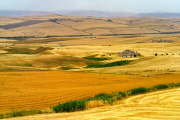 Fototapeta na wymiar Country landscape near Gravina in Puglia, Italy