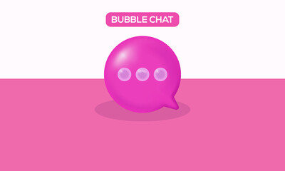 Bubble chat 3d