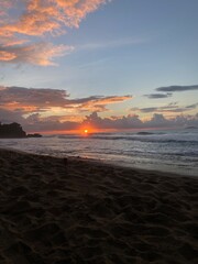 Obraz premium sunset on the beach