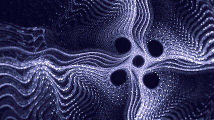 Very Peri Sparkling Gossamer Smoke Swirl Strands Abstract Fractal Gnarls Background
Mysterious flowing luminous silver blue glitter bokeh texture 
Ethereal creative interconnectedness wallpaper