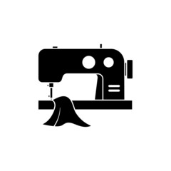 Sewing machine icon design template vector isolated illustration