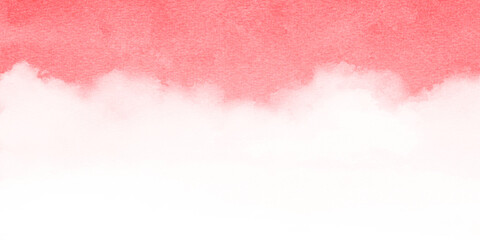 背景素材_水彩テクスチャ_空_ピンク