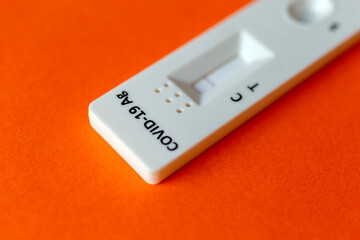 Negative test result by using rapid test device for COVID-19