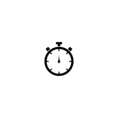 Stopwatch icon with Checkmark icon timer logo vector illustration