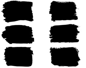 Brushstroke vector grunge background for design template