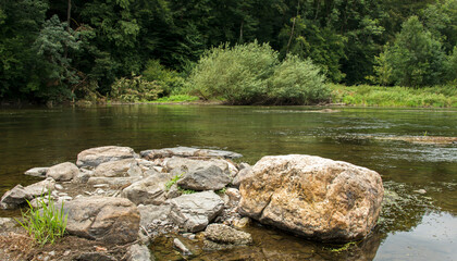 rocks on the river semois