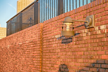 東京都江東区豊洲の夕方の都市景観