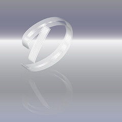 Lichtrand Buchstabe D 1 © Xaver Klaussner