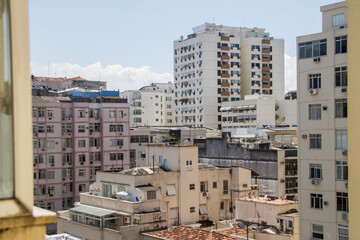 Fototapeta na wymiar buildings in the flamengo neighborhood in Rio de Janeiro.