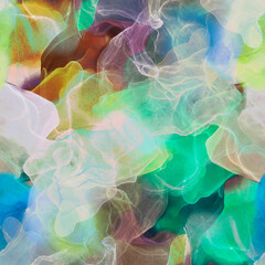 bright stylish abstract illustrations with smooth flashes of alcohol ink. flowing flashes of abstract forms, cosmic drawings of the universe and space. textile print surface design