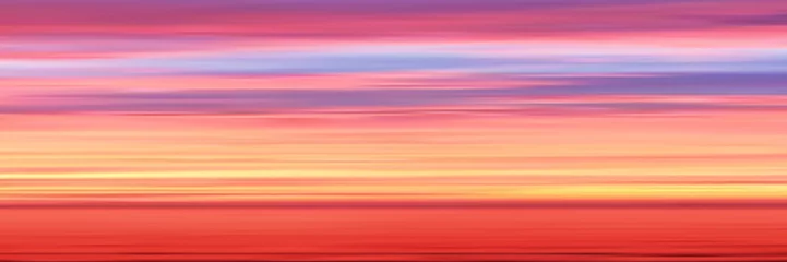 Photo sur Plexiglas Rouge 2 Ciel coucher de soleil spectaculaire, fond naturel, illustration vectorielle, filet de dégradé