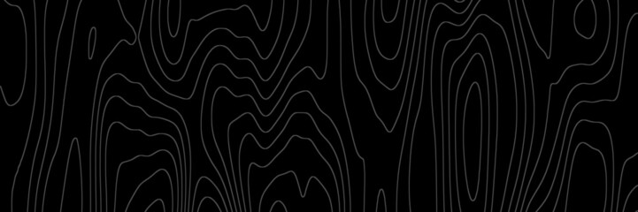 Wood texture imitation, white lines on black background, vector design, banner
