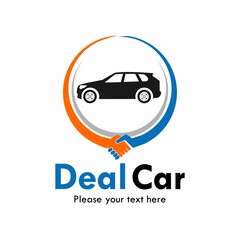 Deal car logo template illustration
