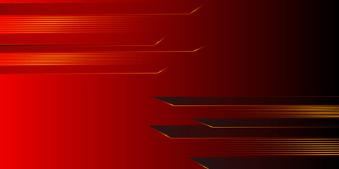 Red background with gold lines