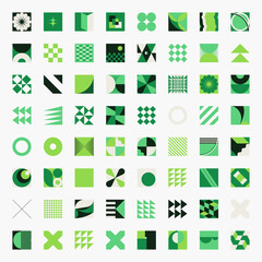 Modern Vector Graphics Collection Of Various Geometric Shapes and Abstract Forms