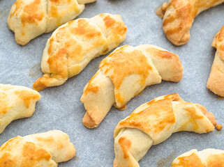 Homemade Walnut Croissants