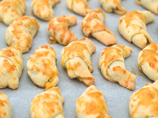 Homemade Walnut Croissants