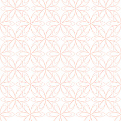 Fototapeta premium Seamless geometric floral pattern. Perfect for backgrounds and fabric printing.
