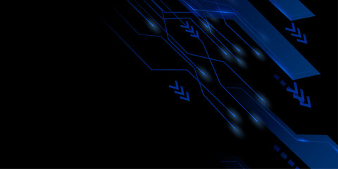 Obraz premium Dark blue background