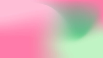 smooth green and pink gradient background to be used as product promotion, feminine, natural, etc