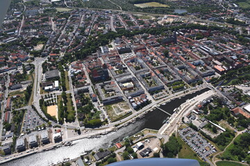 Obraz premium Greifswald ,Altstadt mit Museumshafen 2016