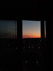 Wieczorny widok z okna