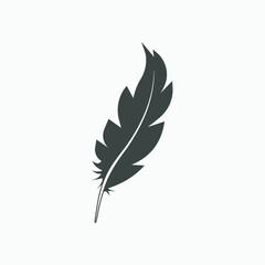 feather icon vector 