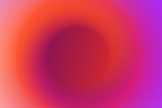 Smooth Circular Pink And Orange Gradient Mess Background